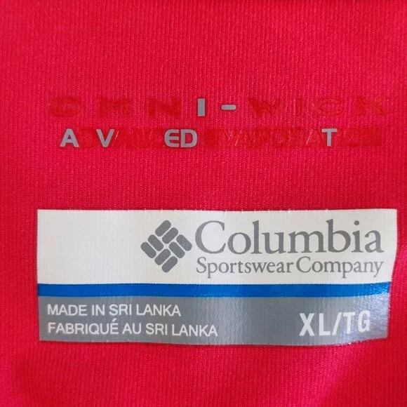 Columbia Omni-Wick athletic / active wear tank top pink women's size XL - Picture 6 of 8